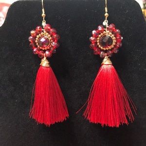 Earrings - Aretes de 1 borla